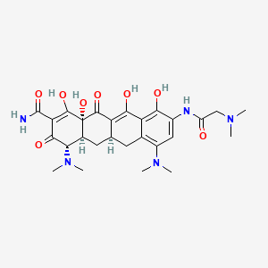 molecular formula C27H35N5O8 B583420 Dmg-mino CAS No. 151922-16-6