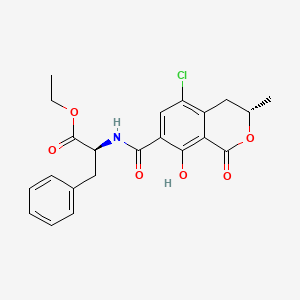 molecular formula C22H22ClNO6 B583422 Ochratoxin C-[d5] CAS No. 1356840-94-2