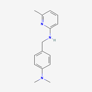 molecular formula C15H19N3 B5834249 N-[4-(dimethylamino)benzyl]-6-methyl-2-pyridinamine 