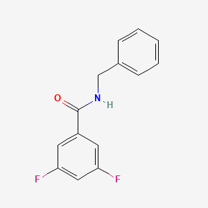 molecular formula C14H11F2NO B5834298 N-benzyl-3,5-difluorobenzamide CAS No. 473254-14-7