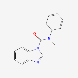 molecular formula C15H13N3O B5834339 N-methyl-N-phenyl-1H-benzimidazole-1-carboxamide 