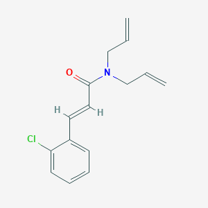 molecular formula C15H16ClNO B5834405 N,N-diallyl-3-(2-chlorophenyl)acrylamide 