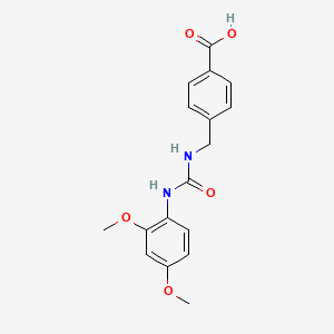 4-[({[(2,4-dimethoxyphenyl)amino]carbonyl}amino)methyl]benzoic acid
