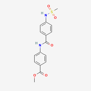 methyl 4-({4-[(methylsulfonyl)amino]benzoyl}amino)benzoate