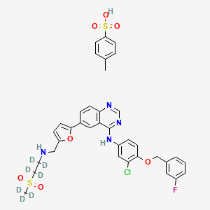 molecular formula C36H34ClFN4O7S2 B583448 Lapatinib-d7 Ditosylate CAS No. 1009307-24-7