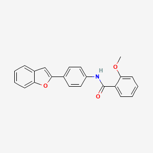 N-[4-(1-benzofuran-2-yl)phenyl]-2-methoxybenzamide