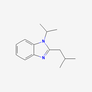molecular formula C14H20N2 B5834551 2-isobutyl-1-isopropyl-1H-benzimidazole 