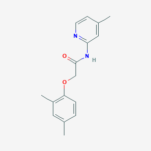 2-(2,4-dimethylphenoxy)-N-(4-methyl-2-pyridinyl)acetamide
