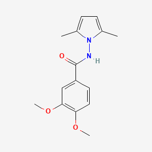 N-(2,5-dimethyl-1H-pyrrol-1-yl)-3,4-dimethoxybenzamide