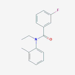 N-ethyl-3-fluoro-N-(2-methylphenyl)benzamide