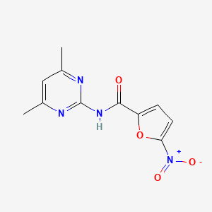 N-(4,6-dimethyl-2-pyrimidinyl)-5-nitro-2-furamide
