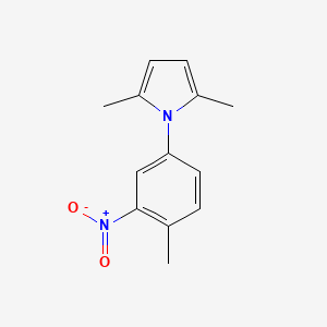 2,5-dimethyl-1-(4-methyl-3-nitrophenyl)-1H-pyrrole