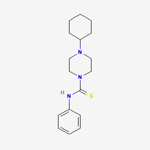 4-cyclohexyl-N-phenylpiperazine-1-carbothioamide