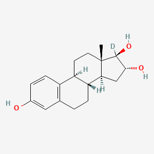 molecular formula C18H24O3 B583480 Estriol-d1 CAS No. 55727-98-5
