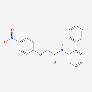 molecular formula C20H16N2O4 B5834817 N-2-biphenylyl-2-(4-nitrophenoxy)acetamide 