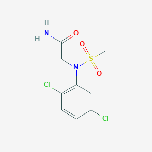 molecular formula C9H10Cl2N2O3S B5834823 N~2~-(2,5-dichlorophenyl)-N~2~-(methylsulfonyl)glycinamide 