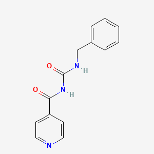 molecular formula C14H13N3O2 B5834847 N-[(benzylamino)carbonyl]isonicotinamide 