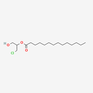 molecular formula C17H33ClO3 B583489 1-Chloro-3-hydroxypropan-2-YL tetradecanoate CAS No. 1330166-18-1