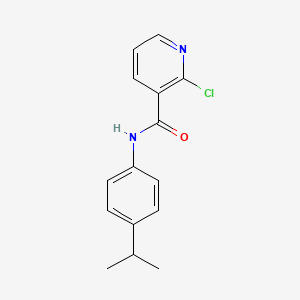 molecular formula C15H15ClN2O B5834969 2-chloro-N-(4-isopropylphenyl)nicotinamide 