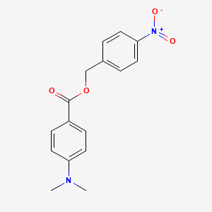 molecular formula C16H16N2O4 B5834978 4-nitrobenzyl 4-(dimethylamino)benzoate 