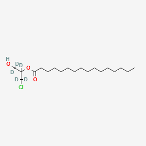 rac 2-Palmitoyl-3-chloropropanediol-d5
