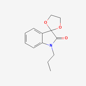 molecular formula C13H15NO3 B5834998 1'-propylspiro[1,3-dioxolane-2,3'-indol]-2'(1'H)-one 