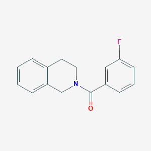 2-(3-fluorobenzoyl)-1,2,3,4-tetrahydroisoquinoline