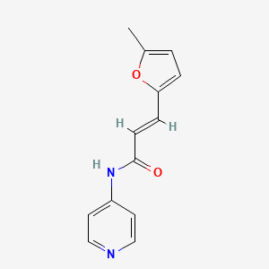 molecular formula C13H12N2O2 B5835079 3-(5-methyl-2-furyl)-N-4-pyridinylacrylamide CAS No. 1164473-21-5