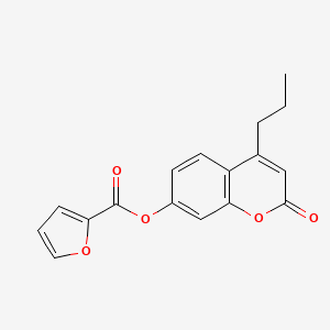 2-oxo-4-propyl-2H-chromen-7-yl 2-furoate