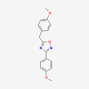 5-(4-methoxybenzyl)-3-(4-methoxyphenyl)-1,2,4-oxadiazole