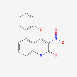 1-methyl-3-nitro-4-phenoxy-2(1H)-quinolinone