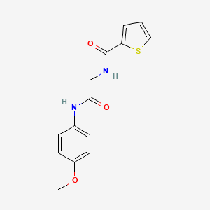 N-{2-[(4-methoxyphenyl)amino]-2-oxoethyl}-2-thiophenecarboxamide