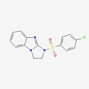 1-[(4-chlorophenyl)sulfonyl]-2,3-dihydro-1H-imidazo[1,2-a]benzimidazole