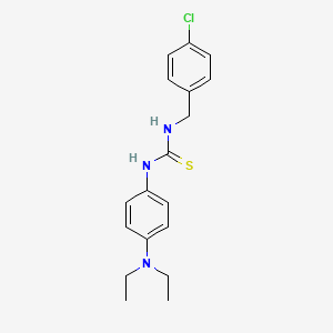 N-(4-chlorobenzyl)-N'-[4-(diethylamino)phenyl]thiourea