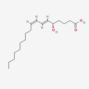 molecular formula C18H32O3 B583523 (5S,6E,8Z)-5-Hydroxyoctadeca-6,8-dienoic acid CAS No. 1021188-23-7