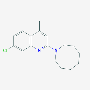 2-(1-azocanyl)-7-chloro-4-methylquinoline