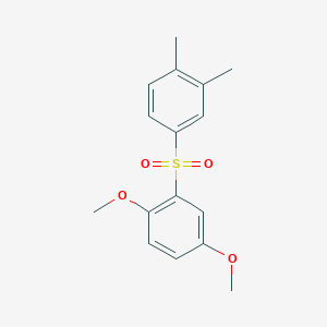 2,5-dimethoxyphenyl 3,4-dimethylphenyl sulfone