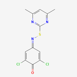 2,6-dichlorobenzo-1,4-quinone 4-[S-(4,6-dimethyl-2-pyrimidinyl)thioxime]