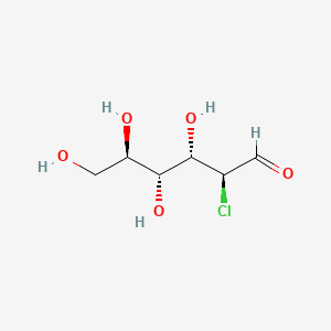 molecular formula C6H11ClO5 B583541 (2S,3S,4R,5R)-2-Chloro-3,4,5,6-tetrahydroxyhexanal CAS No. 74950-97-3