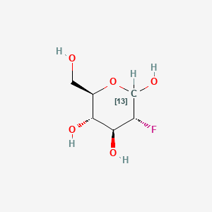 molecular formula C6H11FO5 B583549 2-Deoxy-2-fluoro-D-glucose-1-13C CAS No. 478518-95-5