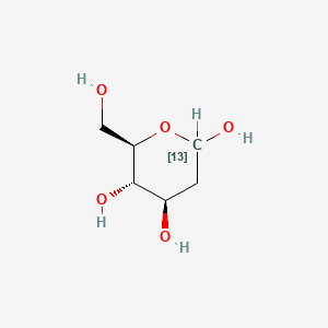 molecular formula C6H12O5 B583551 2-脱氧-D-阿拉伯己糖-1-13C CAS No. 201612-55-7