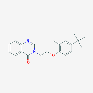 3-[2-(4-tert-butyl-2-methylphenoxy)ethyl]-4(3H)-quinazolinone