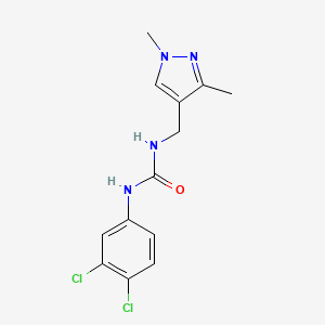 N-(3,4-dichlorophenyl)-N'-[(1,3-dimethyl-1H-pyrazol-4-yl)methyl]urea