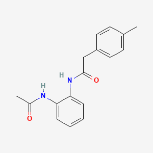 N-[2-(acetylamino)phenyl]-2-(4-methylphenyl)acetamide