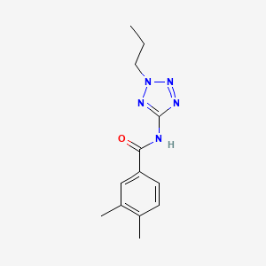 3,4-dimethyl-N-(2-propyl-2H-tetrazol-5-yl)benzamide