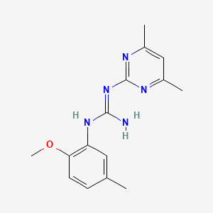 N-(4,6-dimethyl-2-pyrimidinyl)-N'-(2-methoxy-5-methylphenyl)guanidine