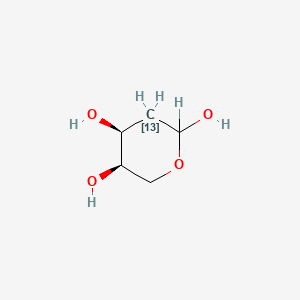 molecular formula C5H10O4 B583559 2-deoxy-D-[2-13C]ribose CAS No. 478511-60-3