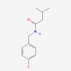 N-(4-fluorobenzyl)-3-methylbutanamide