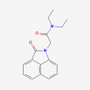 N,N-diethyl-2-(2-oxobenzo[cd]indol-1(2H)-yl)acetamide
