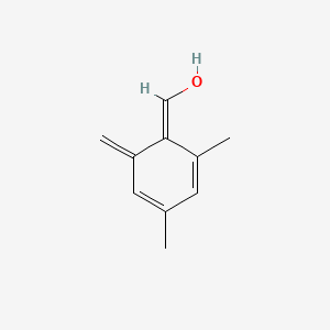 (E)-(2,4-dimethyl-6-methylidenecyclohexa-2,4-dien-1-ylidene)methanol